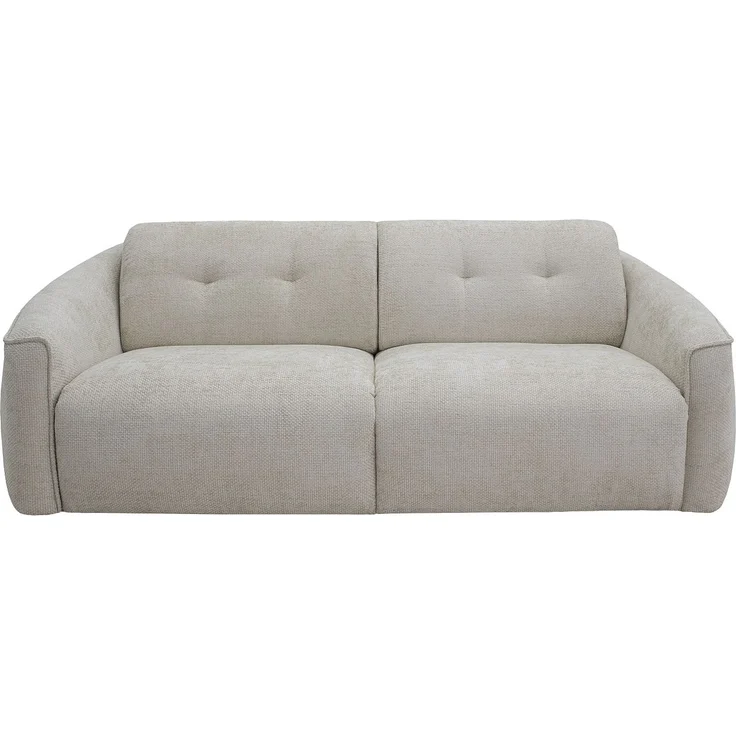 Vente-unique - ASUFA - Schlafsofa - Plastik - Kunststoff (PVC) - Beige - 208 x 100 x 80 cm – Bild 3