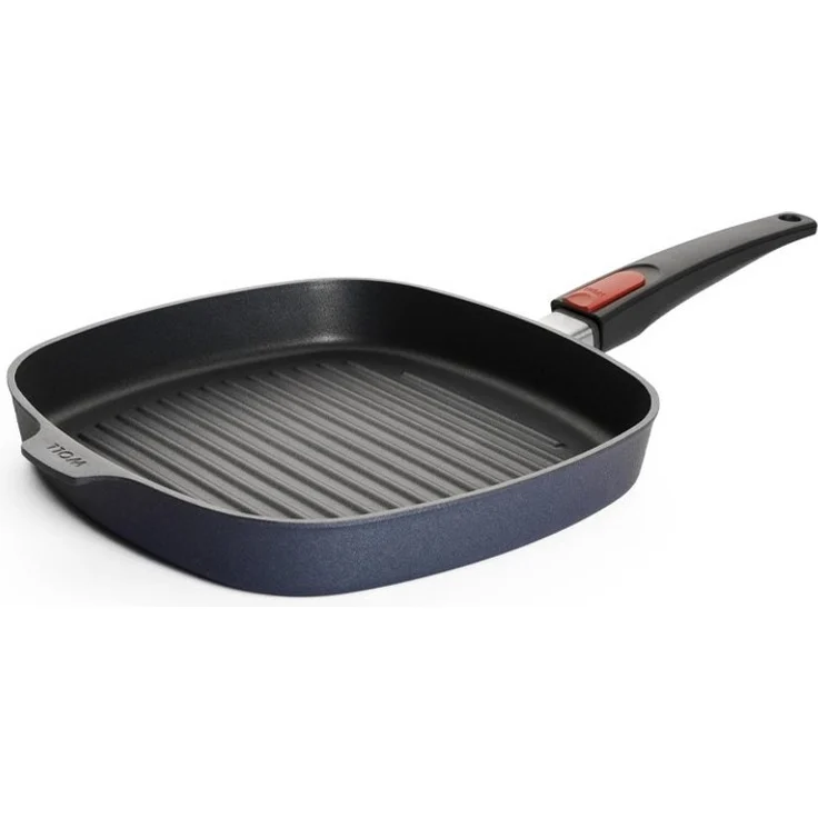 WOLL Steakpfanne Grillpfanne viereckig Diamond Lite 28 x 28 cm, Aluminiumguss (1-tlg), NICHT Induktionsgeeignet – Bild 1