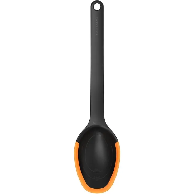Fiskars Functional Form Kochlöffel mit Silikonkante, Rührlöffel, Kochzubehör, 1027299