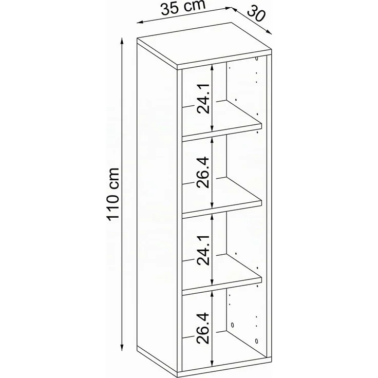 Roomart Waschmaschinenschrank DORA-I- Waschmaschinen- & Trocknerschrank mit Türen & Ausziehbrett – Waschküchenschrank für Waschmaschine & Trockner • Anthrazit-Eiche – Bild 7