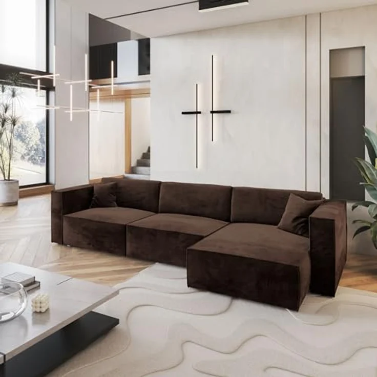 Masseno Ecksofa TOLMO mit Schlaffunktion L-Form, Sofa mit Bettkasten – Bild 3