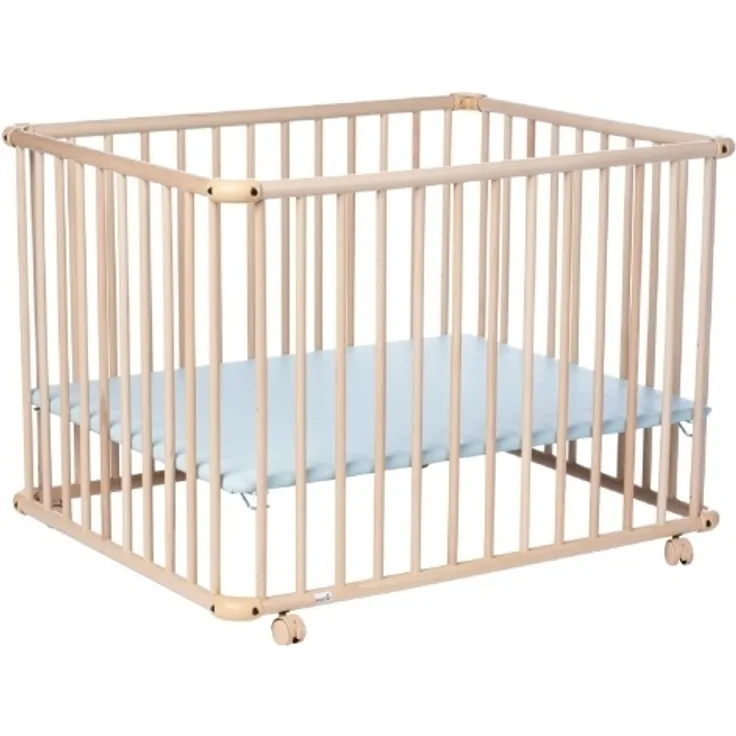 Geuther 2231+ Laufgitter Belami Plus - natur Mint 02