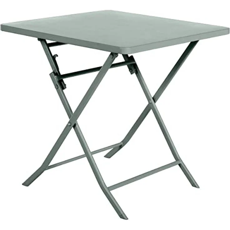 Hespéride - Quadratischer klappbarer Gartentisch Greensboro Olivgrün - 2 Plätze - Olivengrün – Bild 1