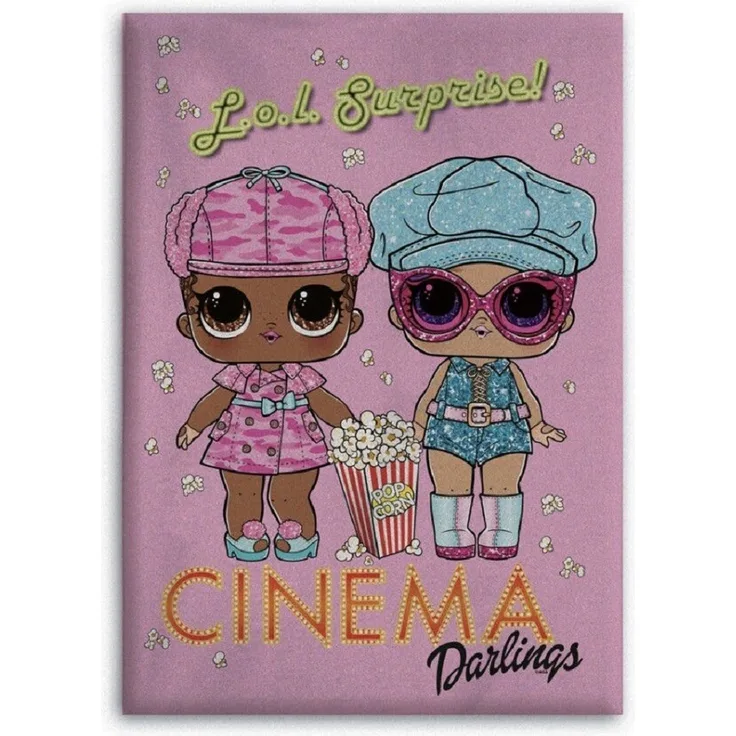 LOL Surprise Fleecedecke – Flauschiger Komfort für Kinder, 140 x 100 cm