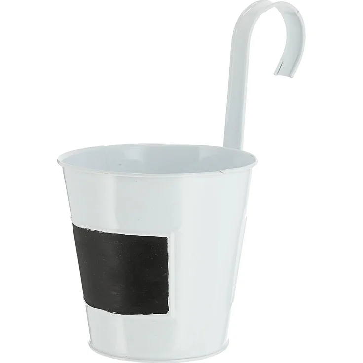 CEPEWA Übertopf Übertopf 3er Set weiß Ø15cm H15cm Kräutertopf (3 St) – Bild 5