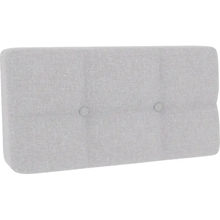 Gutekissen® Palettenkissen Gesteppte Kissen mit Knöpfen, Palettenauflagen Sitzkissen Rückenlehne Gesteppt PFG (Eckkissen 60x40, Platin)