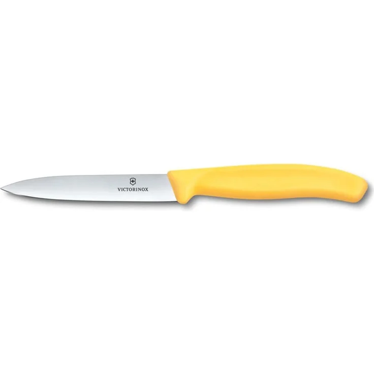 Victorinox Swiss Classic, Gemüsemesser, 10cm, Gerade, Mittelspitz, Gelb