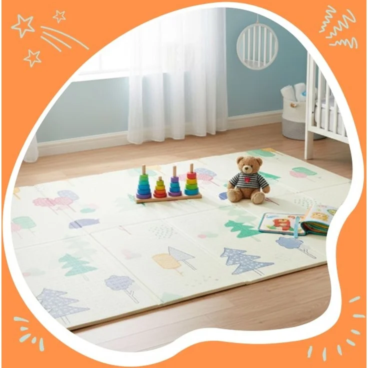 Relaxdays Faltbare Spielmatte mit Motiv – Bild 2