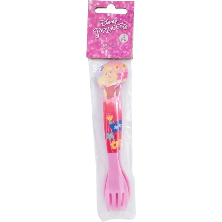 Disney Kinderbesteck Set 2-teilig – Löffel & Gabel mit Motivgriffen