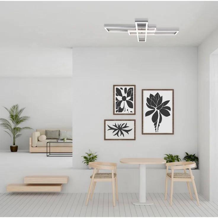 Deckenleuchte LED Wohnzimmer dimmbar Deckenlampe mit Fernbedienung RGB 1403060 – Bild 3
