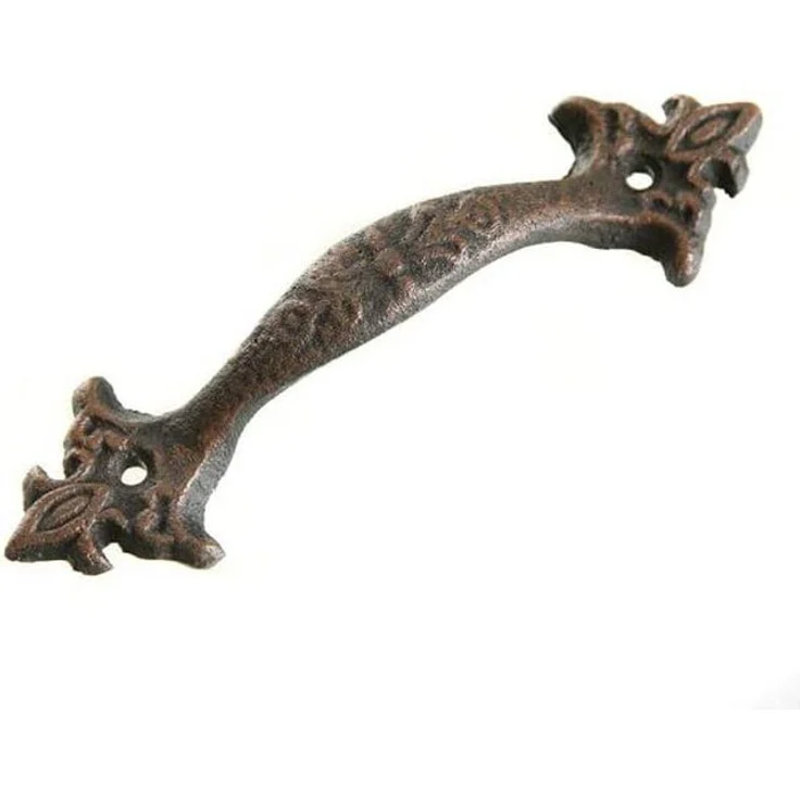 LB H&F Lilienburg Möbelgriff Möbelgriff Türgriff Retro Türknauf Schrankgriffe Griffe Torgriff (Schrank Zubehör Kommode Griff diy reparieren basteln Möbel Beschläge Antike Küchenschrankgriff Vintage Landhaus Metall Eisen, Metall Gusseisen Nostalgie Anti... – Bild 2