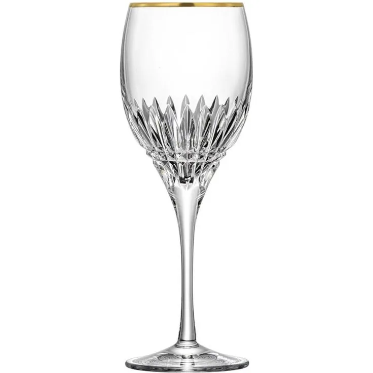 Rotweinglas Kristall Empire Gold clear (24 cm)