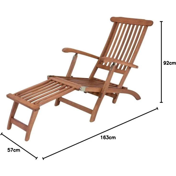 Deckchair Phoenix aus Eukalyptus FSC 100% – Bild 8