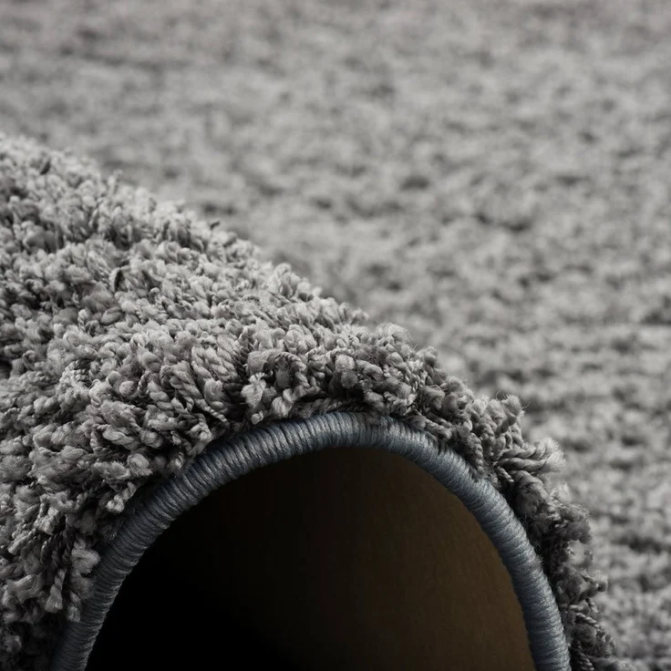 Snapstyle Hochflor-Teppich Luxus Hochflor Langflor Teppich Milano Rund, Rund, Höhe: 43 mm – Bild 2