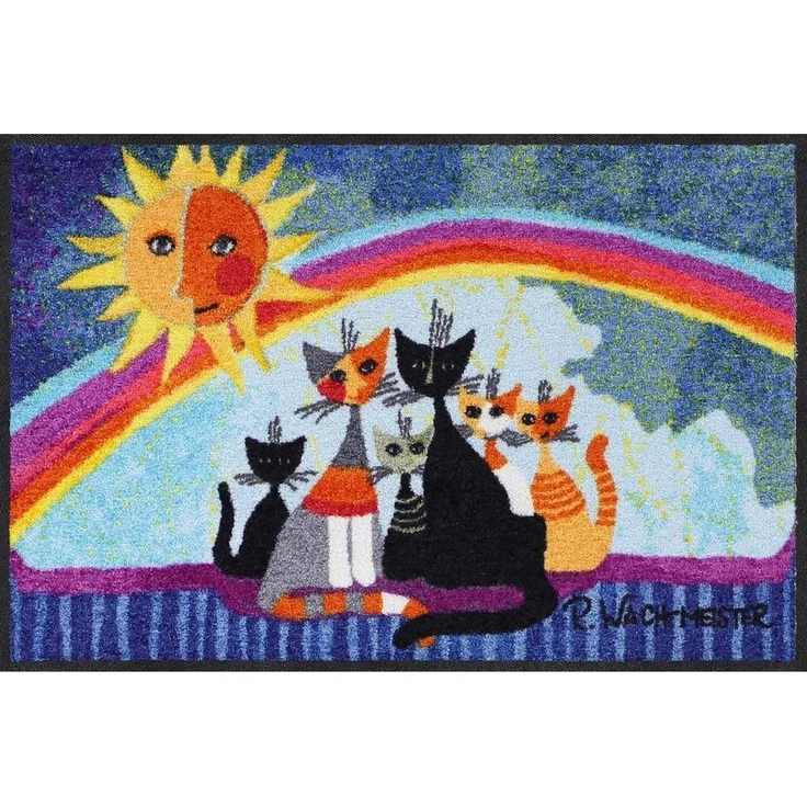 Salonloewe Fußmatte Fußmatte 50x75 Rosina Wachtmeister Sunny family, Eingangsmatte normal, Höhe: 500 mm – Bild 3