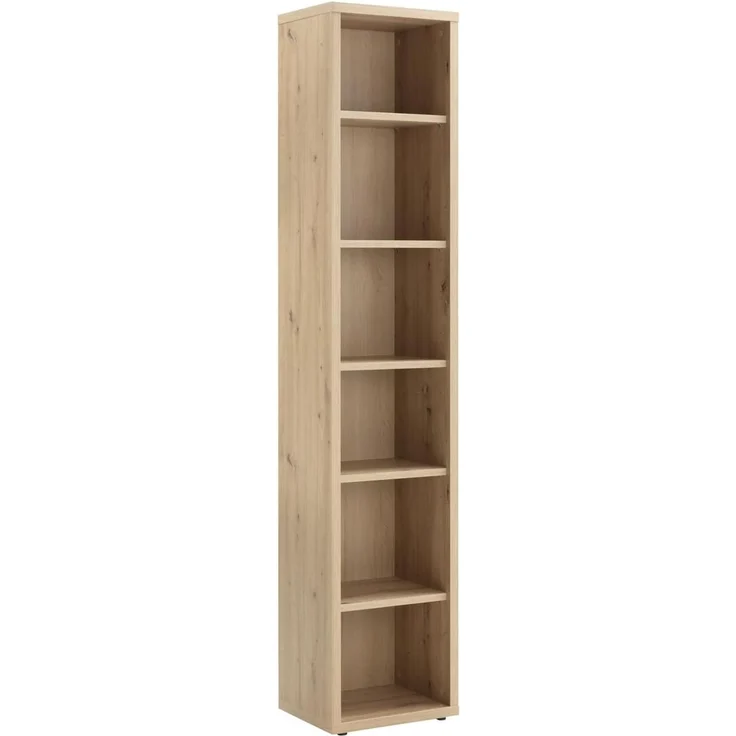 Regal Design-Office / Disegno, Holzwerkstoff, Holzfarben, 44 x 215 x 35 cm – Bild 1