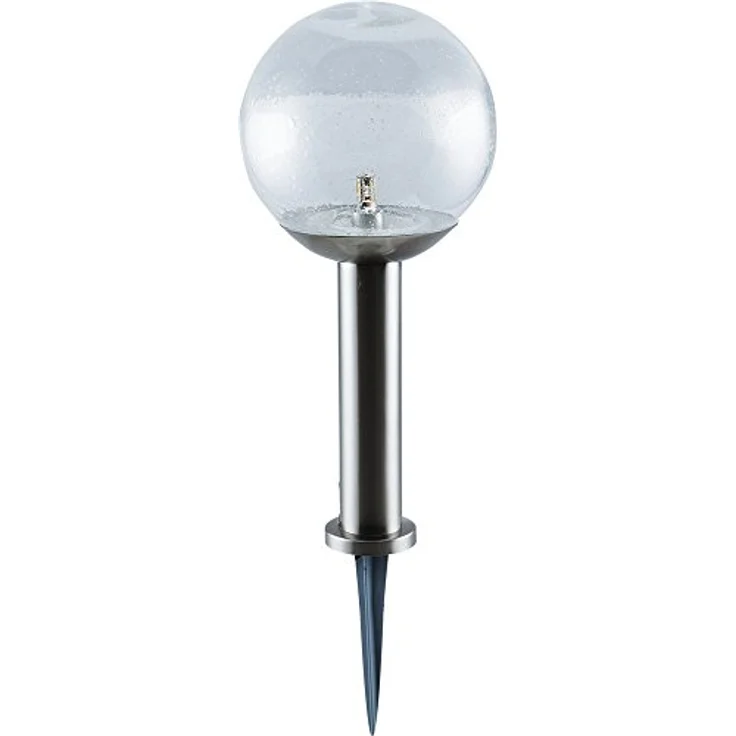 Heitronic Kaufbeuren 35904, LED-Erdspießleuchte aus Edelstahl, 12 Volt AC/DC, 1,8 Watt mit G4 Sockel, wechselbare LED Lampe – Bild 1