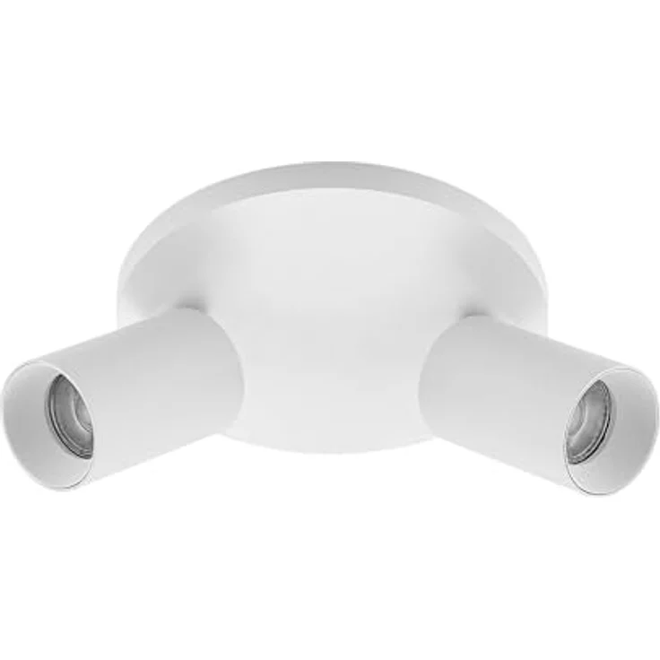 Arcchio Strahler Brinja, 2-flammige Deckenlampe in Weiß aus Aluminium, GU10, moderne Flurleuchte – Bild 1