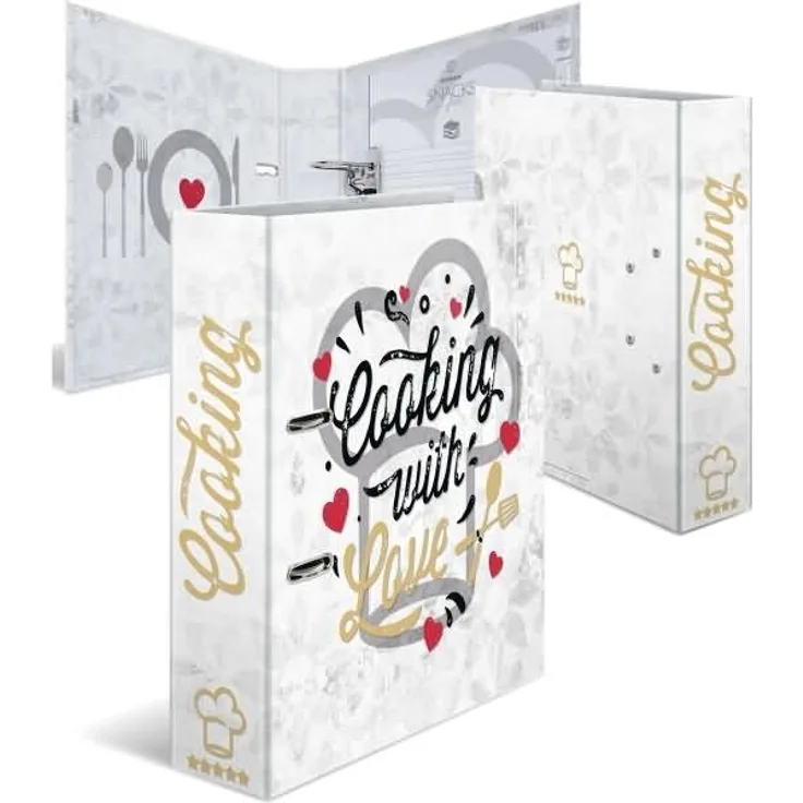 HERMA Rezeptordner A4 7cm Cooking with love