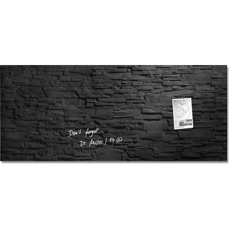 Sigel Glas Magnetboard Artverum 130x55 cm Magnet Tafel Whiteboard Board