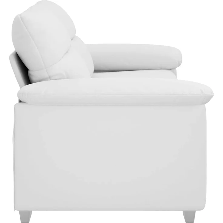 vidaXL 2-Sitzer-Sofa Weiß 180x81x84 cm Kunstleder 4105344 – Bild 4