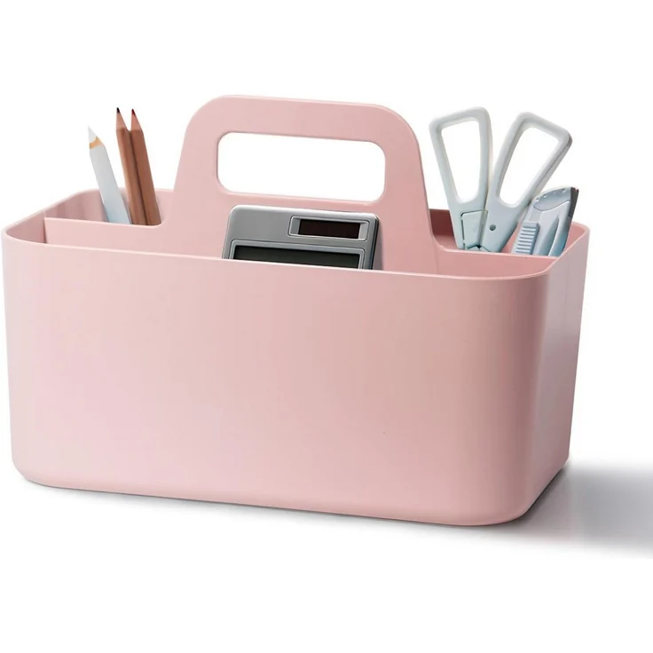 Zedelmaier Aufbewahrungskorb Korb Organizer mit Griff, Kunststoffkorb, Bastelkorb, Schreibtischkorb – Bild 5
