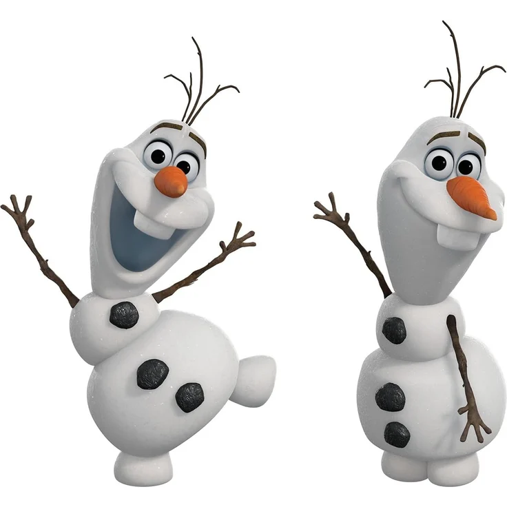 RoomMates RM - Disney Frozen Olaf - der Schneemann Wandtattoo, PVC, bunt, 29 x 13 x 2.5 cm
