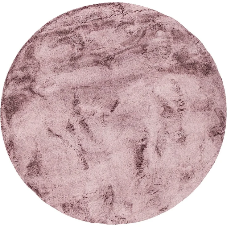 Pergamon Fellteppich Fellteppich Luxus Super Soft Plush Rund, Rund, Höhe: 25 mm