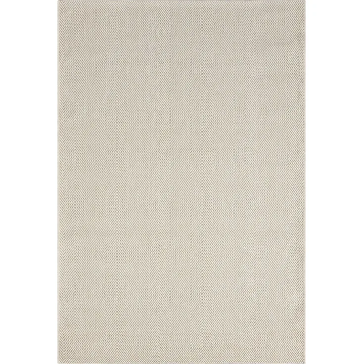 Teppich Bombay Creme 120 x 180 cm Polyester Beige 88780457 [en. casa]
