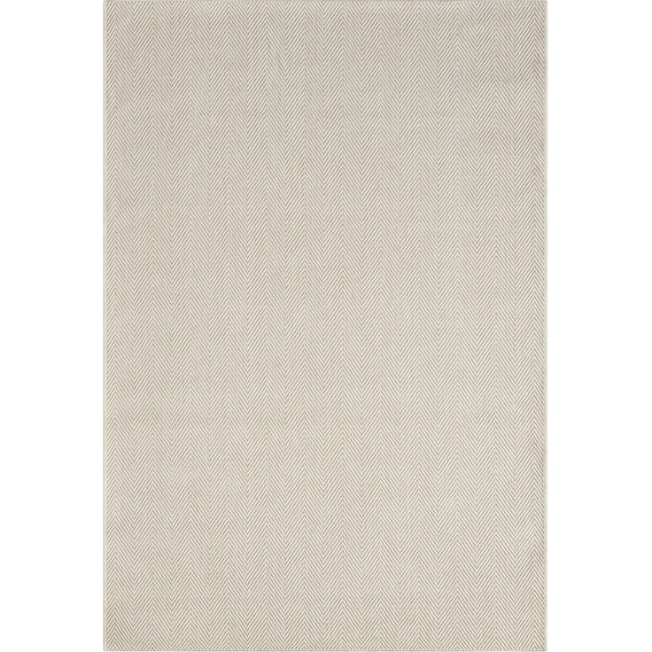 Teppich Bombay Creme 120 x 180 cm Polyester Beige 88780457 [en. casa]