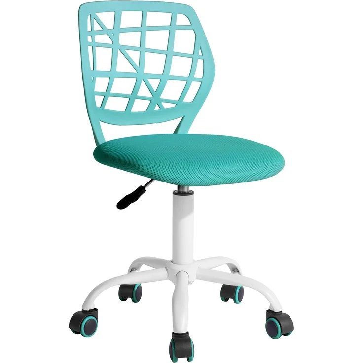 MEUBLE COSY Bürostuhl Ohne Armlehne Gaming Stuhl Ergonomischer Drehstuhl Schreibtischstuhl aus PP Höhenverstellbar Rückenlehne, 44 x 40 x 74-86cm – Bild 1