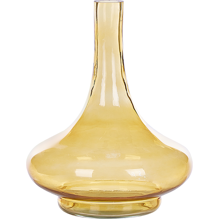 Dekovase PANEER Glas 30 cm Gelb