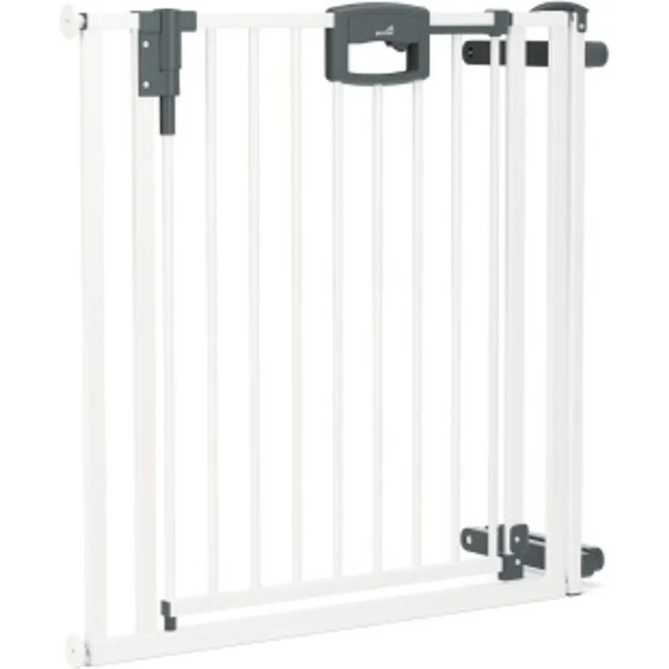 Geuther Türschutzgitter 'Easylock Plus' zum Klemmen für Öffnungen, Metall, Weiß, 84,5 - 92,5 cm – Bild 2