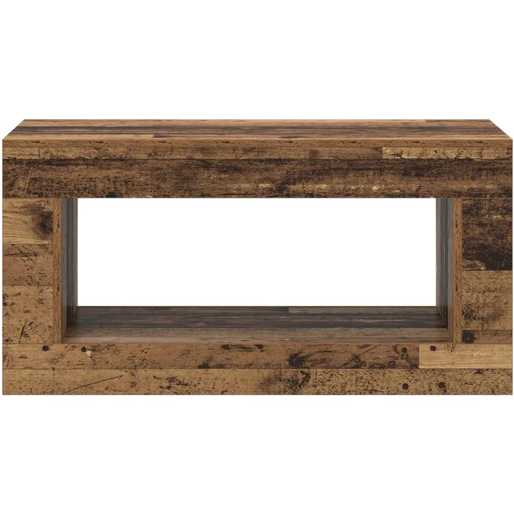 vidaXL Couchtisch Altholz 99.5 x 50 x 50 cm Holzwerkstoff 899909 – Bild 5