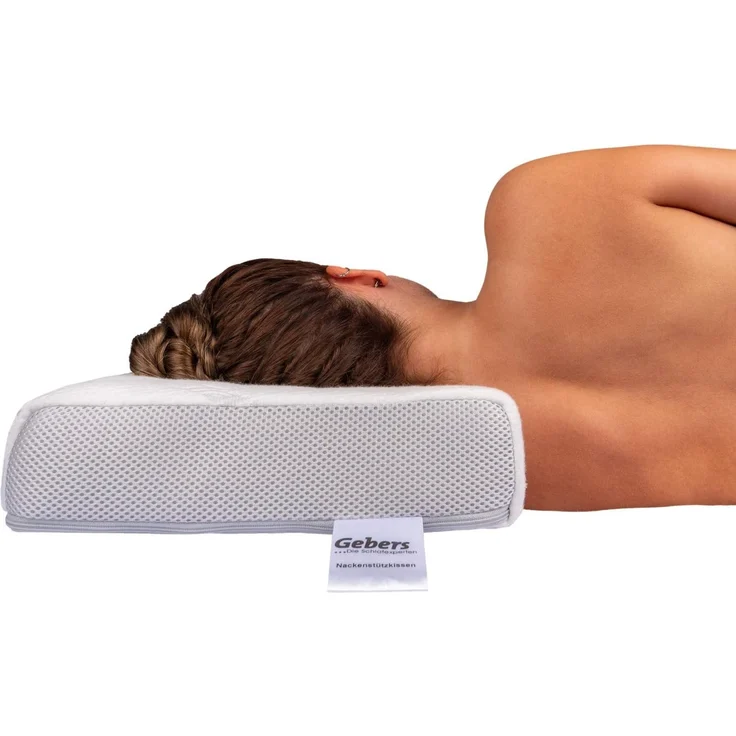 Traumschloss Nackenstützkissen Comfort, Füllung: Viskoschaum, Bezug: Polyester, Rückenschläfer, Seitenschläfer, Bauchschläfer, besonders soft mit aufwendigem 3D Würfelschnitt – Bild 4