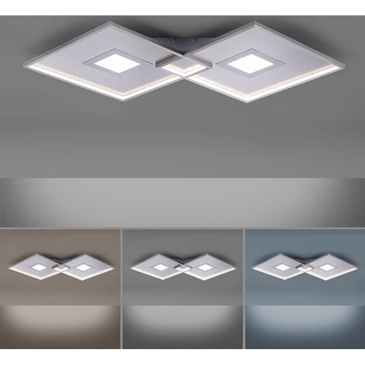 LED Deckenleuchte, Fernbedienung, dimmbar, 2400 lm, L 96 cm – Bild 9