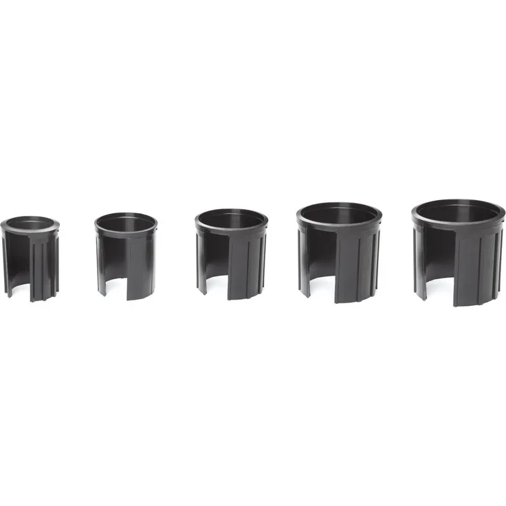 Doppler Granitsockel-Reduzierringe für Schirmstock Ø 25, 32, 38, 48, 52 mm, schwarz