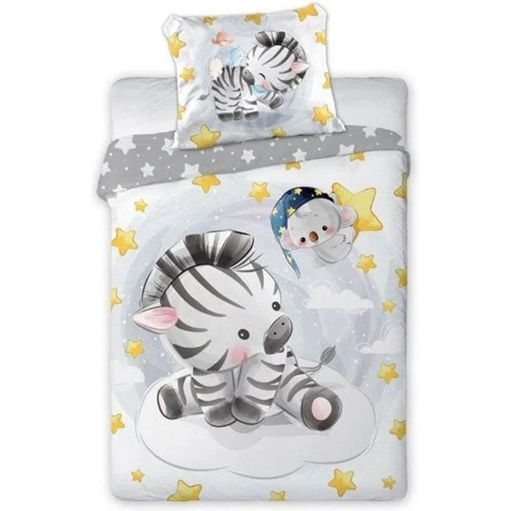 texpot Bettwäsche Kinderbettwäsche Zebra bedruckt Garnitur, 2 teilig – Bild 3