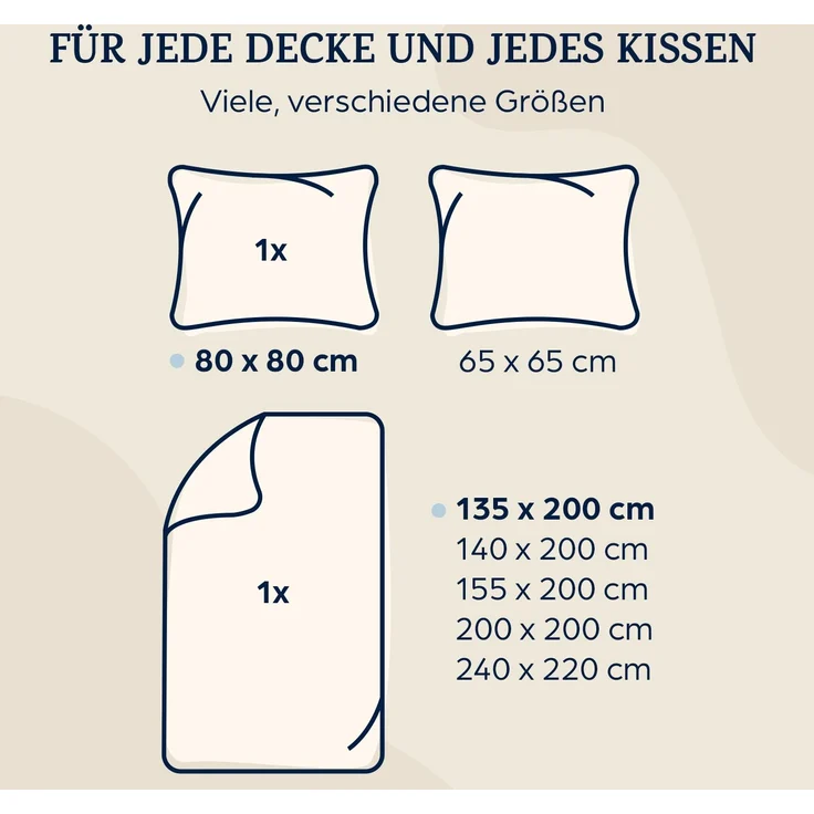 Soft Wonder-Edition Bettwäsche 135x200 cm Grüngrau – Bild 6
