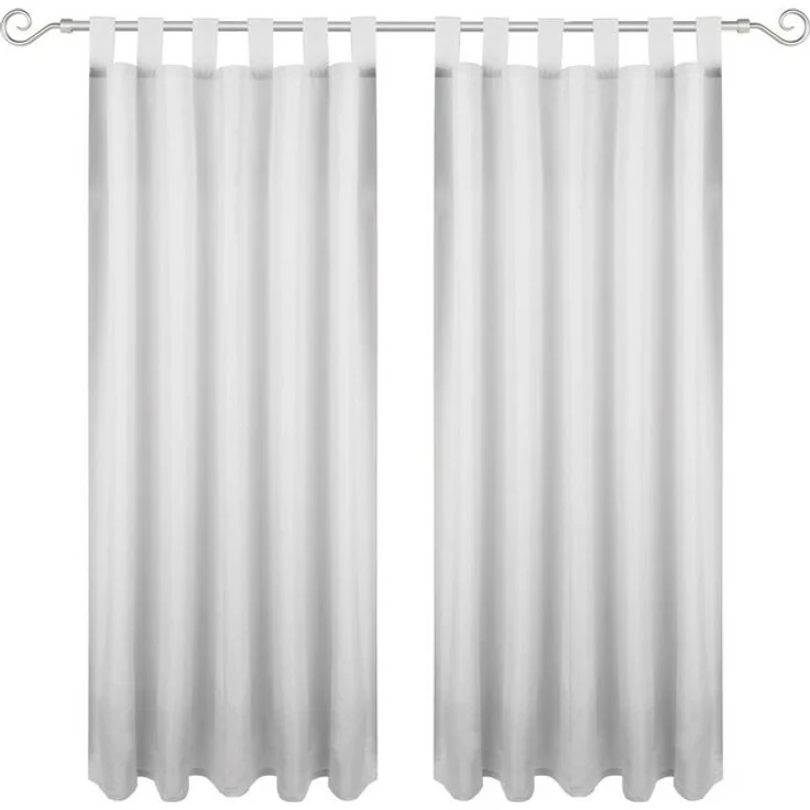 Bestlivings Gardine "Ellen" mit Schlaufen (2 St), Schlaufe, blickdicht, Polyester, einfarbig, modern, waschbar bei 30°C – Bild 4