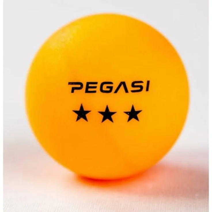 Pegasi 3-Sterne Tischtennisbälle 6Stk. Orange – Bild 3
