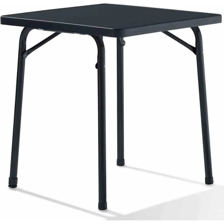 Klapptisch, 70x70 cm, eisengrau, U-Bügel Gestell