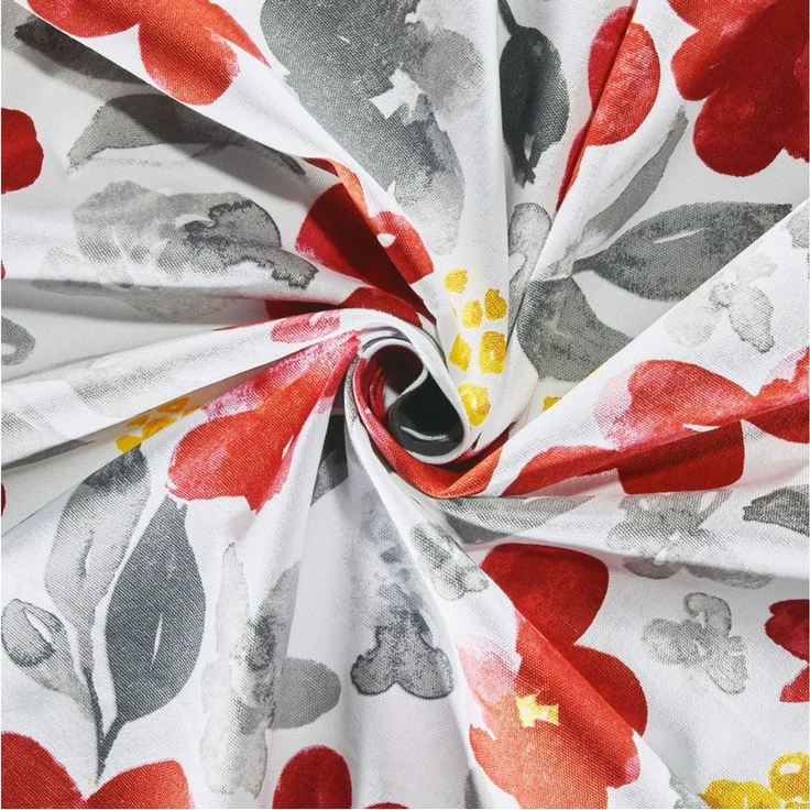 REDBEST Mitteldecke Mitteldecke, Baumwolle Blumen – Bild 3