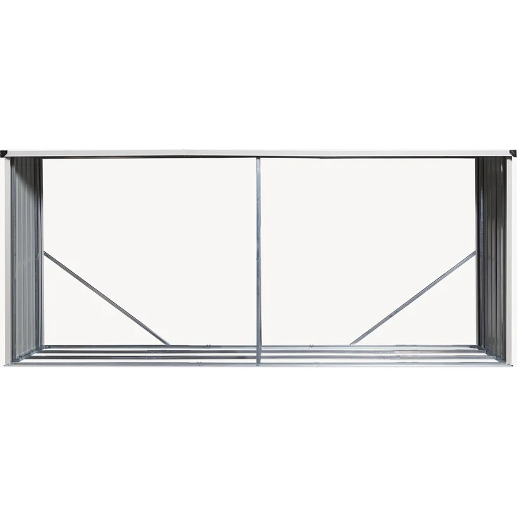 Feuerholzregal Kalmar 352x80x152cm aus Stahl Anthrazit [casa. pro] – Bild 6