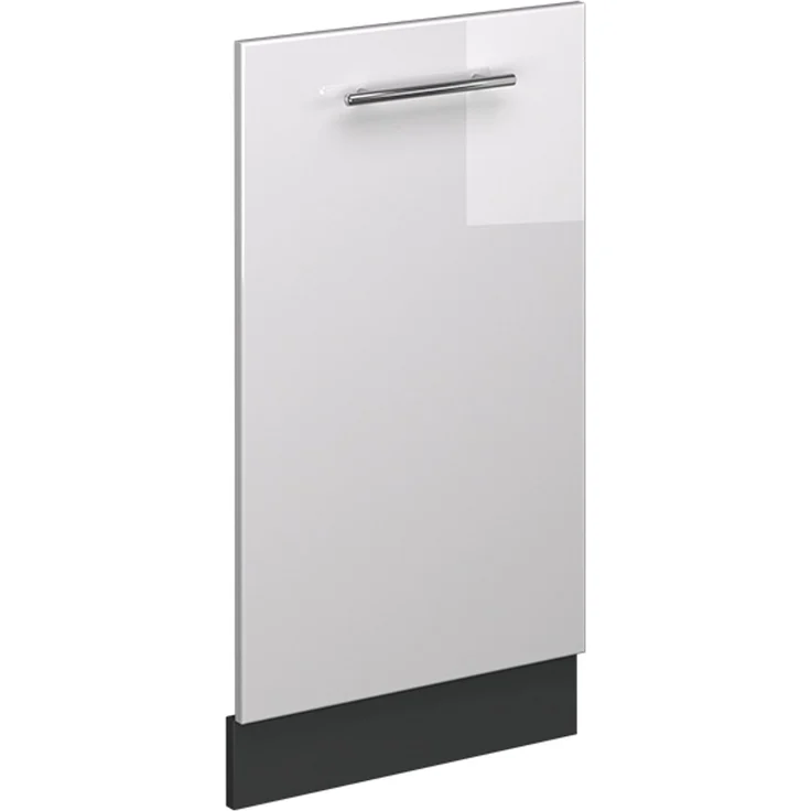 Geschirrspülblende Fame-Line Weiß Hochglanz 45 cm ohne Arbeitsplatte Vicco – Bild 1
