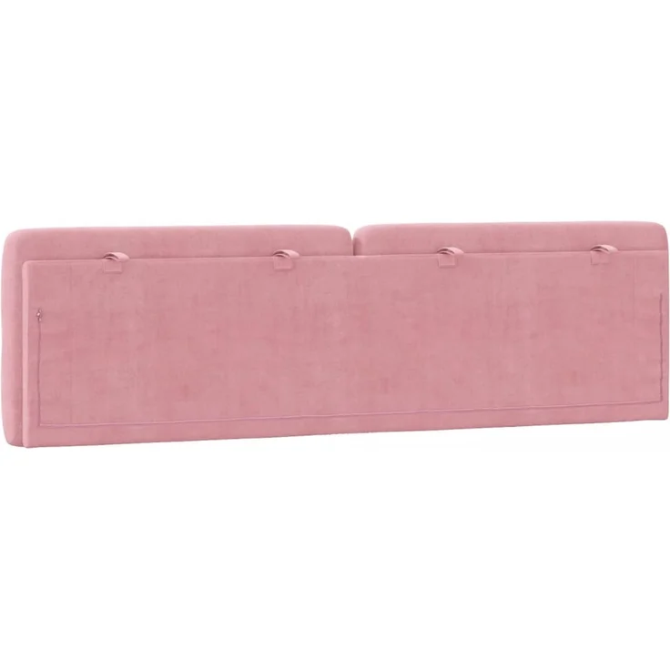 vidaXL Kopfteil-Kissen Rosa 180 cm Samt 374744 – Bild 7