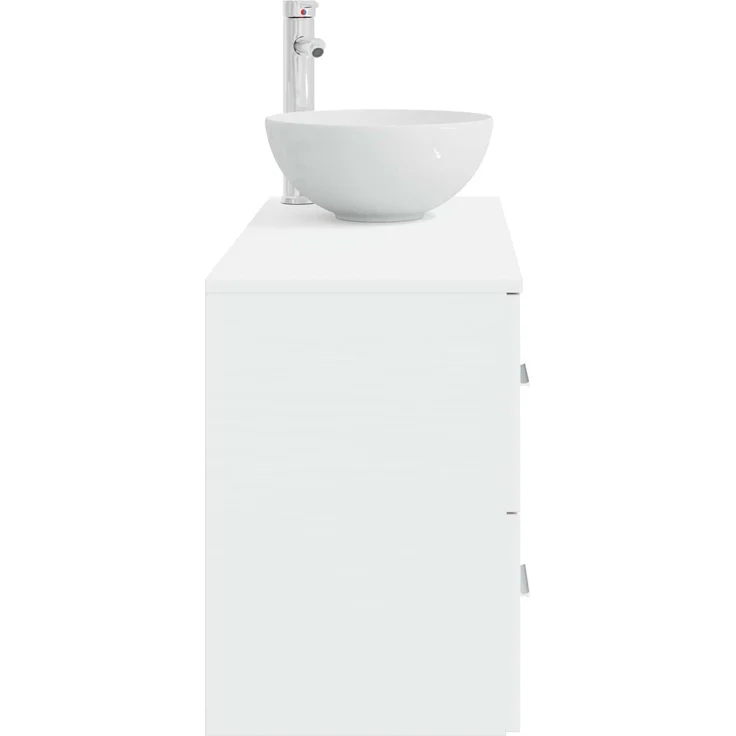 vidaXL Badezimmerschrank-Set 2 stk. Weiß 79,5 x 41 x 80 cm 3403952 – Bild 4