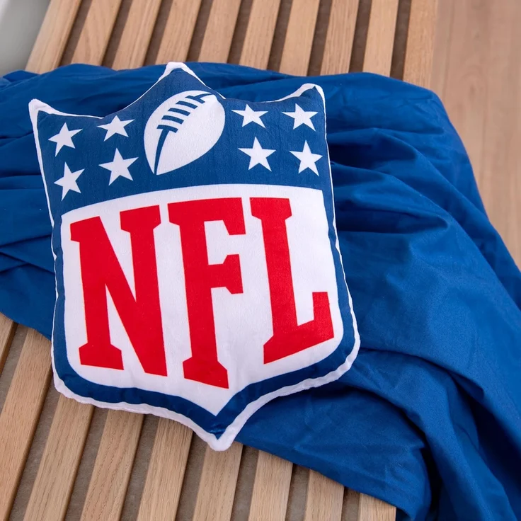 Herding NFL Wappen Konturenkissen, ca. 36x26 cm, 100% Polyester, Blau, Weiß, Rot – Bild 4