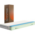 Emma One Matratze, Kaltschaummatratze, 90x200 cm, H3 Härtegrad (Hart), 18 cm Höhe, 3-Zonen-Stützung, Atmungsaktiver & Waschbarer Bezug