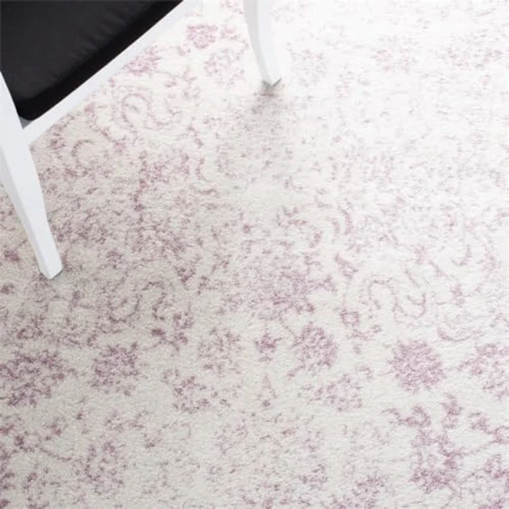 Safavieh Akzent-Teppich 91x152 cm - Adirondack Collection - Transitional Design, Elfenbein & Lavendel, Pflegeleichte Synthetikmischung, Ideal für Wohnzimmer, Schlafzimmer, Büro – Bild 6